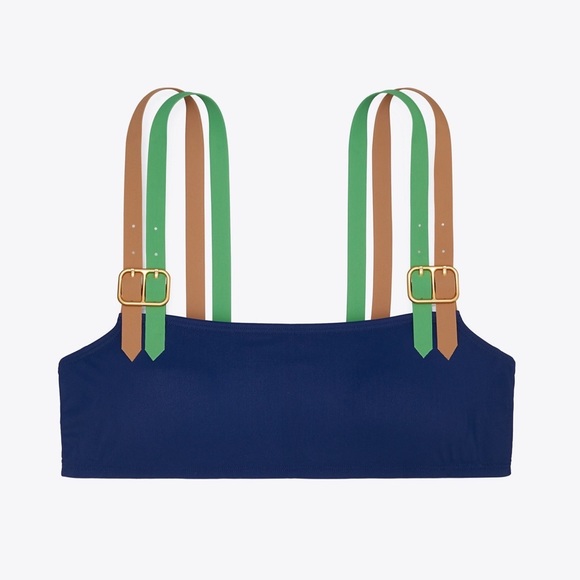 NWT Tory Burch BUCKLE BIKINI TOP Size Large A017 🏝🏖💕 - Picture 4 of 5